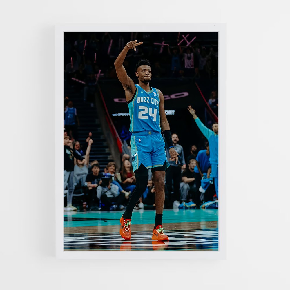 Poster Le Gardien Bleu – affiche Basketball (vue 3)